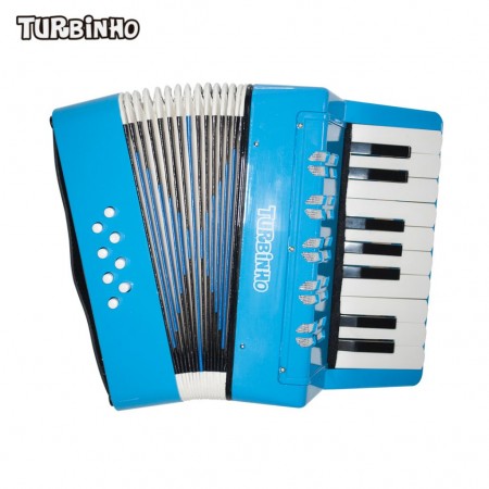 Acordeon Turbo Infantil Azul Claro 104LB